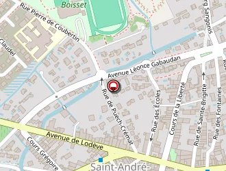 Carte de Les Clous Du Spectacle à Saint-andré-de-sangonis