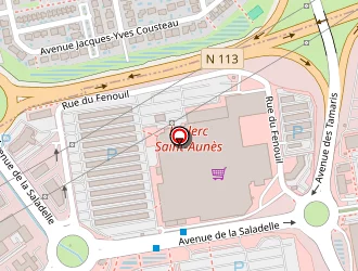 Carte de Choosit à Saint-aunès
