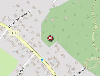 Carte de Camping Les Prés à Aups