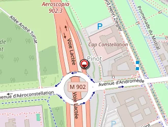 Carte de Safran Electrical & Power à Blagnac