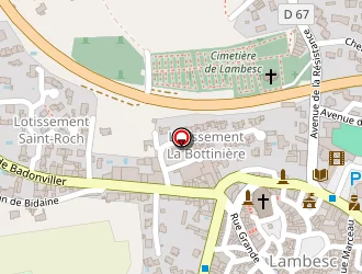 Carte de Brasserie Baille à Lambesc