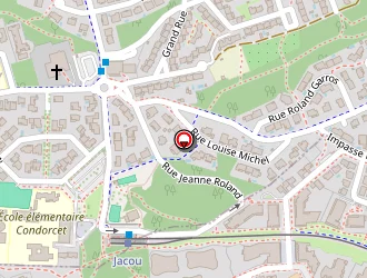 Carte de Complexe Sportif Les Bouzigues à Jacou