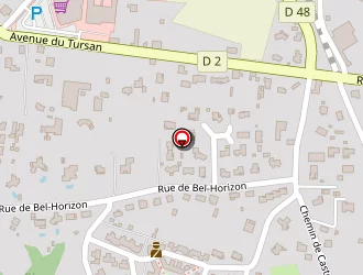 Carte de Soudain Noël à Hagetmau