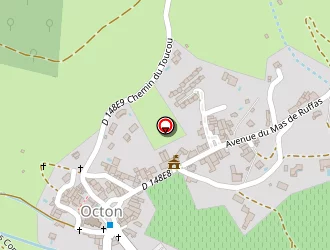 Carte de Le Repounchou à Octon