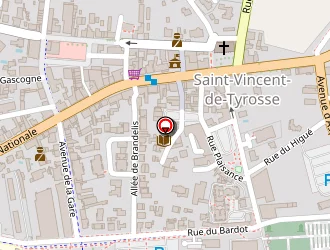 Carte de Amiot David à Saint-vincent-de-tyrosse