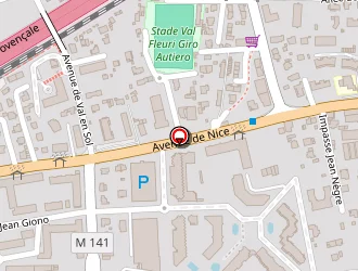 Carte de Renault Cagnes Retail à Cagnes-sur-mer