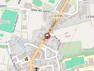 Carte de Maison De La Presse à Riscle