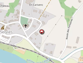 Carte de Boucles De Randonnées à Serviès