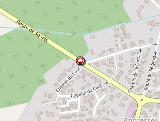 Carte de Serloc à Angresse