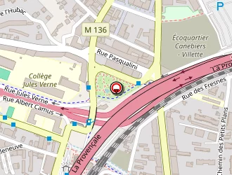 Carte de Institut Carla à Cagnes-sur-mer