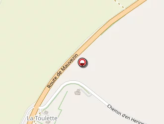 Carte de Chambre D'hôtes La Toulette à Aubiet