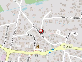 Carte de Les Volets Bleus à Angresse