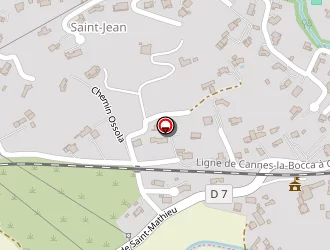 Carte de Ecole De Saint Mathieu à Grasse