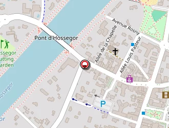 Carte de L'institut à Hossegor