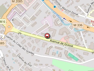 Carte de Cta Gueirard à Cagnes-sur-mer