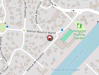 Carte de Association Sportive Hossegor Pelote Basque à Hossegor