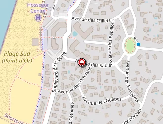 Carte de Natural Surf Lodge à Hossegor