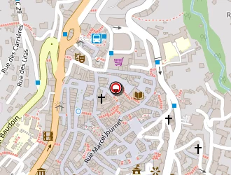 Carte de La Voute à Grasse