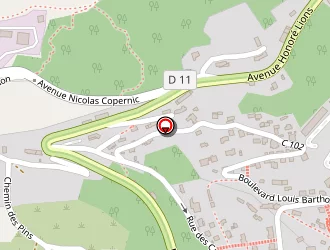 Carte de Maison De Repos Sainte Brigitte à Grasse