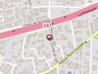 Carte de Béatrice D Esthétique à Nice