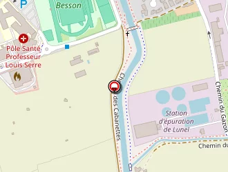 Carte de Lunel Athlétisme à Lunel