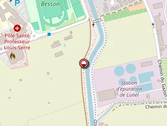 Carte de Complexe Sportif Des Cabanettes à Lunel