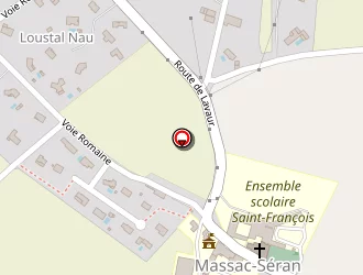 Carte de Course D'orientation à Massac-séran