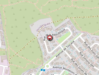 Carte de Carre Vop à Crès (le)