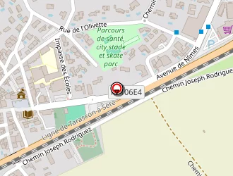 Carte de Saint Brès Coiffure à Saint-brès