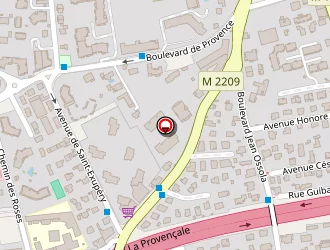 Carte de Azurveil à Saint-laurent-du-var