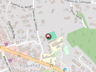 Carte de Electro Choc à Roquefort-les-pins