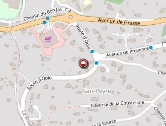 Carte de Verick à Opio