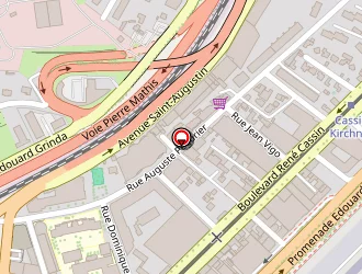 Carte de Boulangerie La Valliere à Nice