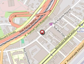 Carte de Côte D'azur Habitat à Nice