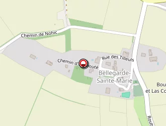 Carte de Bathil à Bellegarde-sainte-marie