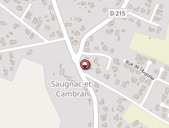 Carte de La Poste à Saugnac-et-cambran