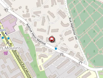 Carte de Ecole Arts Martiaux Nicoise Eam à Nice