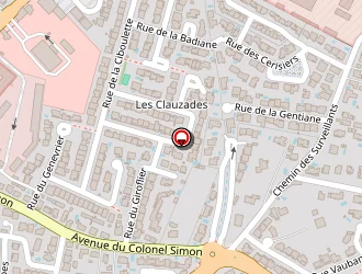 Carte de Menui Pose 34 à Lunel