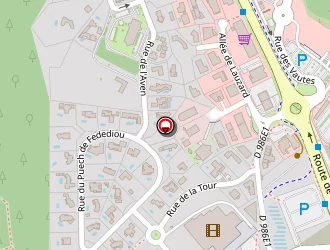 Carte de Intext à Saint-gély-du-fesc