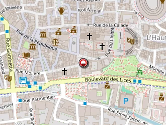 Carte de Les Olivades à Arles