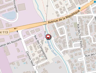 Carte de P2m Services à Lunel-viel