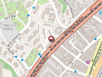 Carte de Casa Piqure à Nice