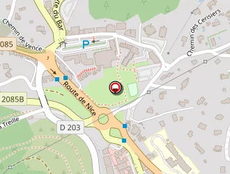 Carte de Bergis à Chateauneuf