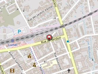 Carte de Pam Auto Pièces Detachées à Lunel