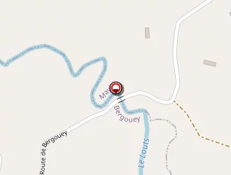 Carte de Chalosse Meca à Bergouey