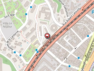 Carte de Property Service Azur à Nice