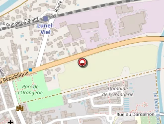 Carte de Serres Michel à Lunel-viel