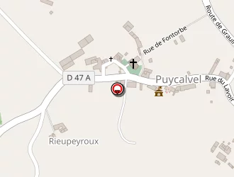 Carte de Rodriguez à Puycalvel