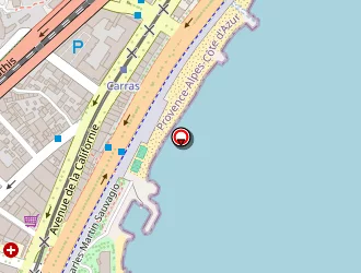 Carte de Cic Nice Californie à Nice