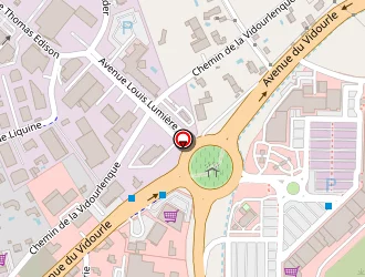 Carte de Centre Leclerc à Lunel